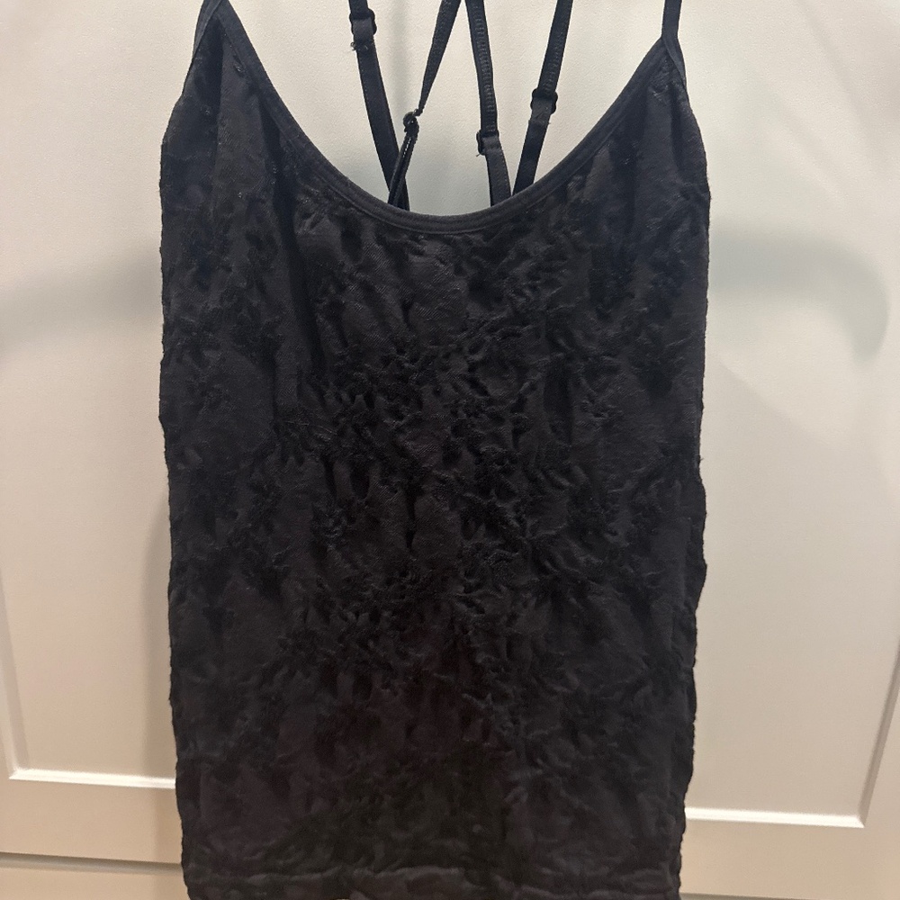 Anthropologie Lace Floral Strappy Cami Camisole Tank Top